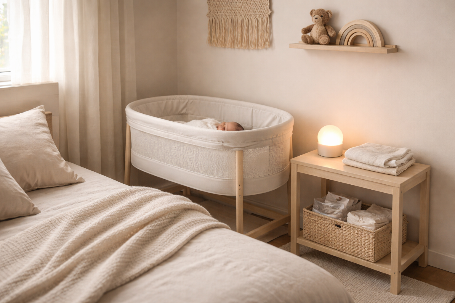Minimalist Newborn Sleep Setup